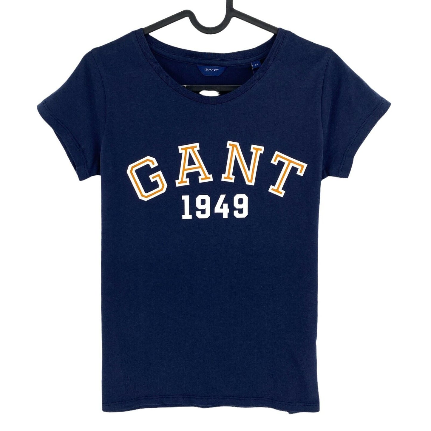 GANT T-shirt à col rond graphique bleu marine taille XS