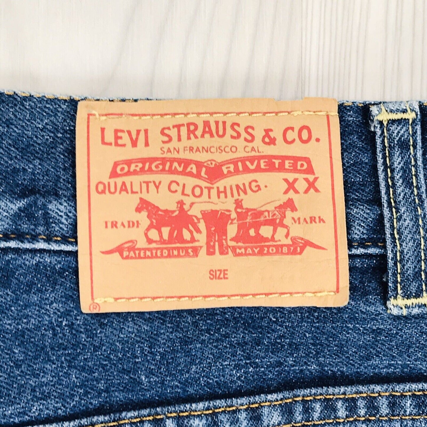 Vintage Levi's Boys Blue Straight Fit Jeans W24 L28