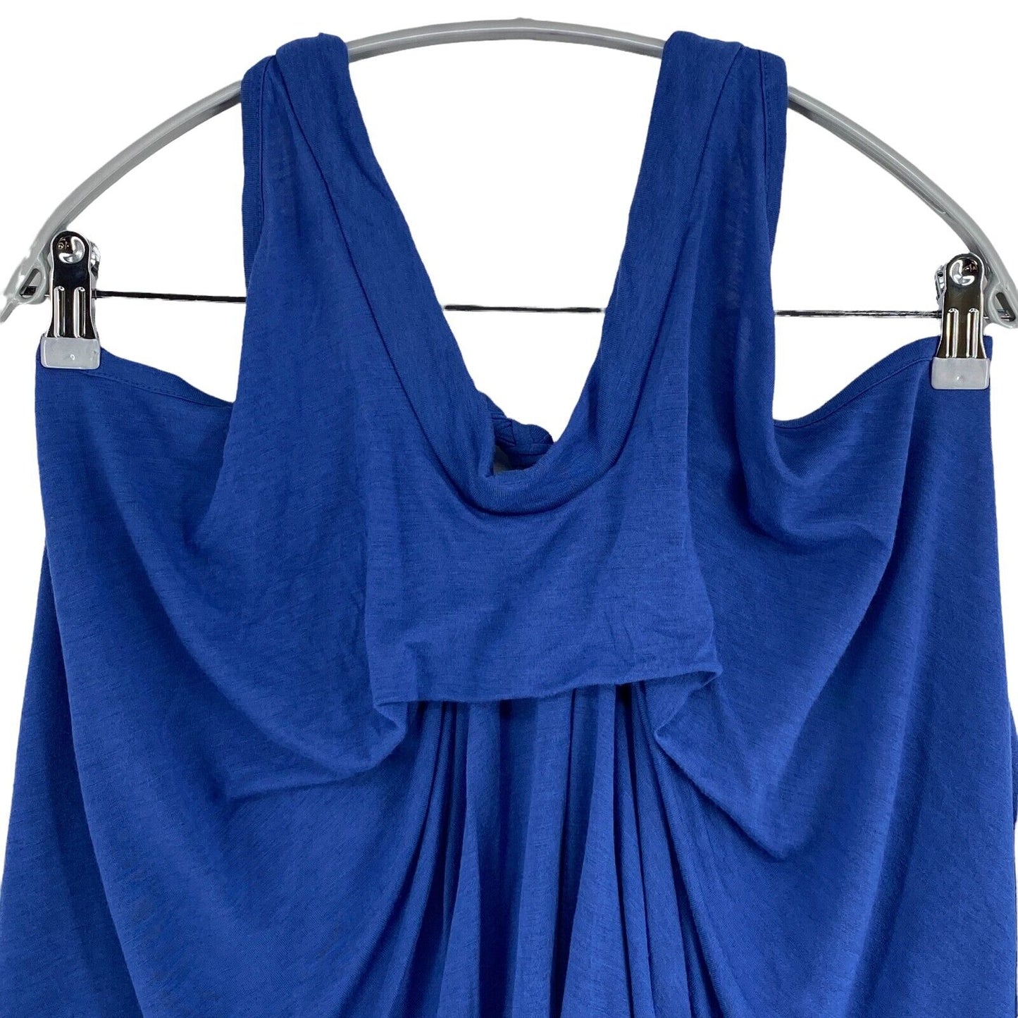 Kai-aakmann Blue Sleeveless Halter Tank Top Blouse Size M