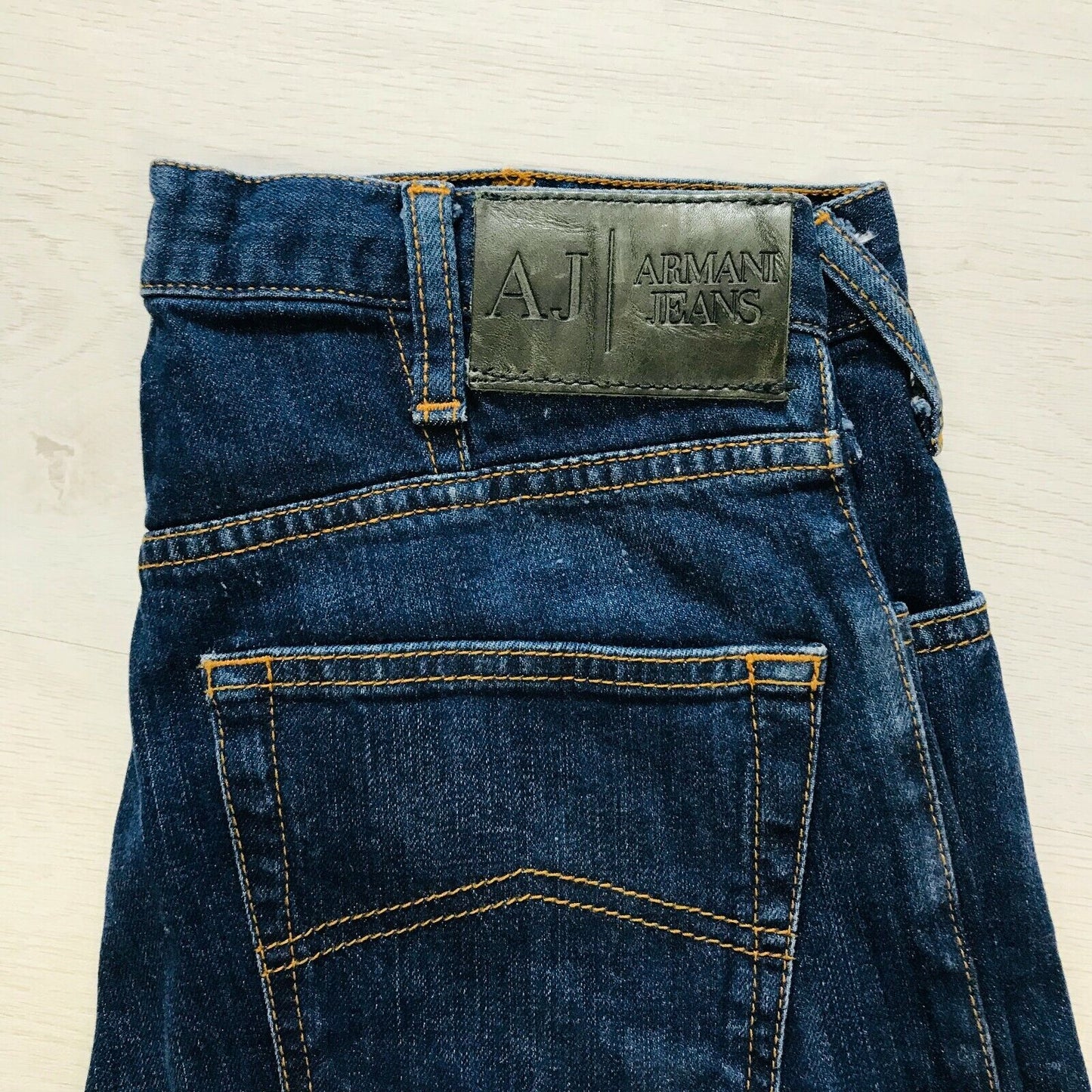 Men‘s Armani Jeans Blue Regular Fit Jeans Size W28 L34