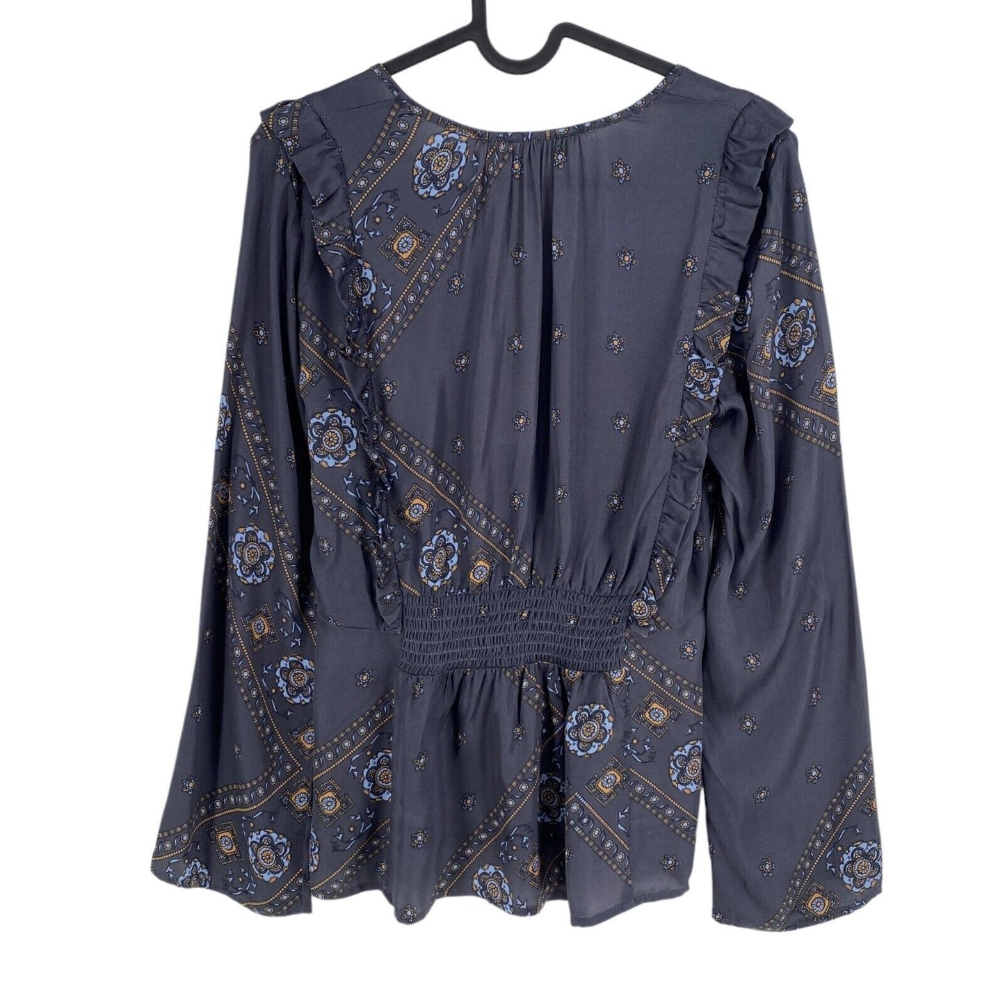 ODD MOLLY Dark Blue Long Sleeve Blouse Size 1 / S