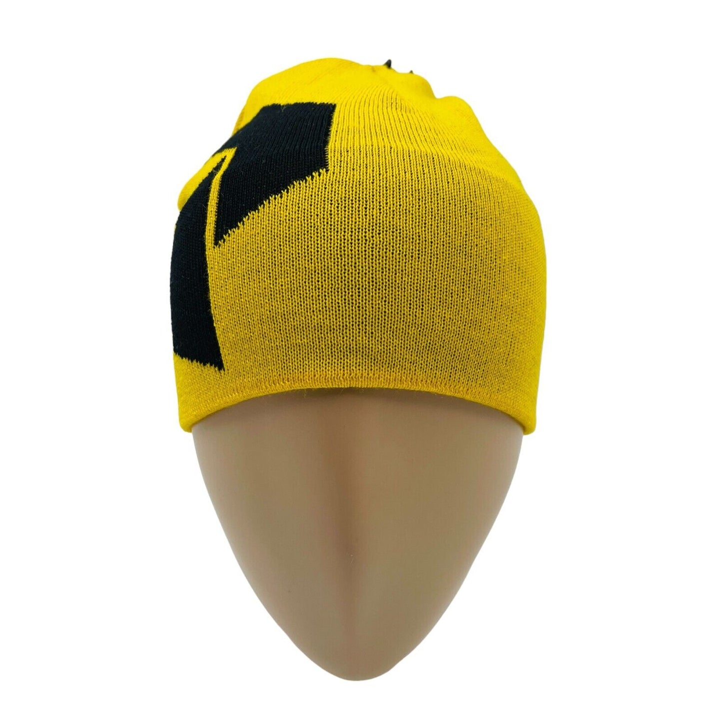 Peak Performance Yellow Merino Wool Blend Knit Beanie Hat Size S M