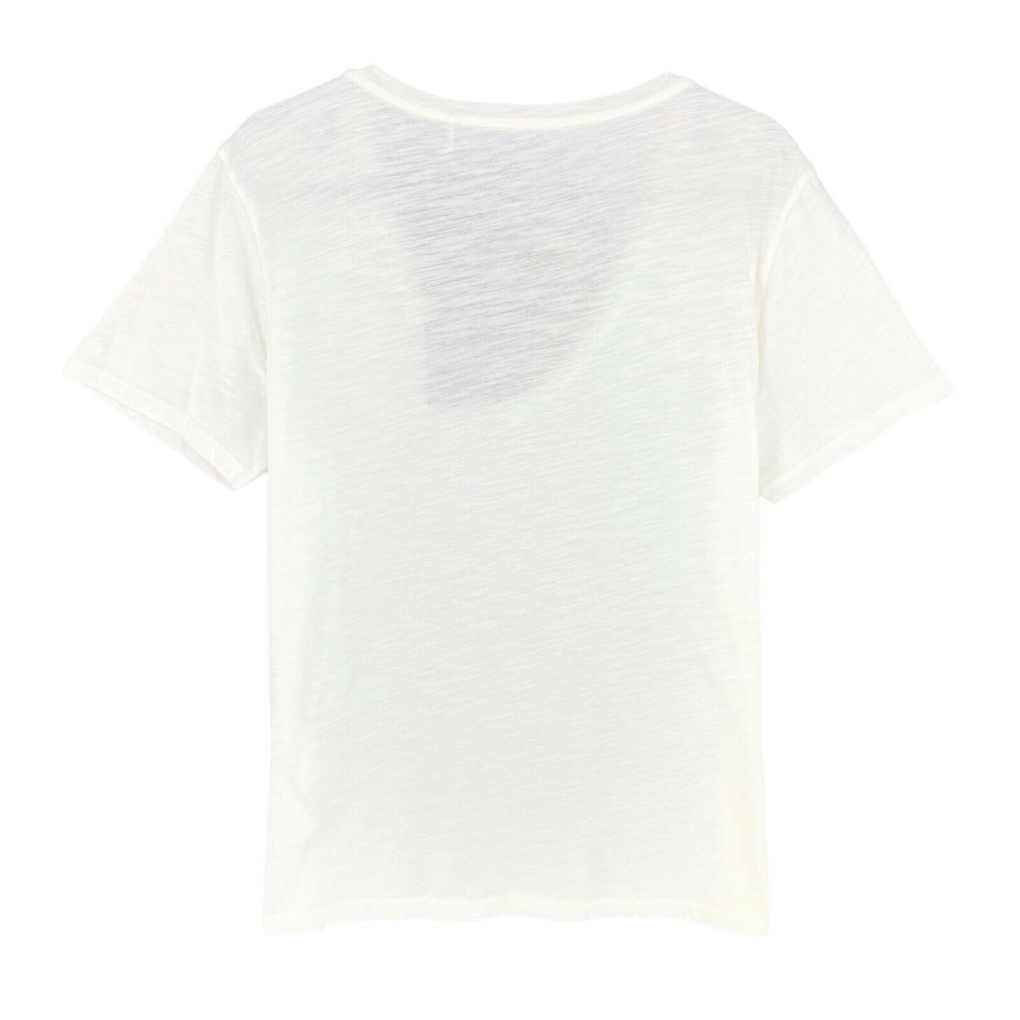 GANT White Sun Faded V Neck Top T Shirt Size XL