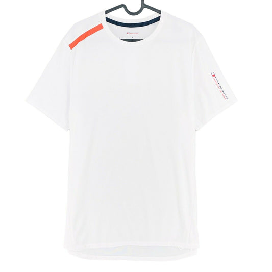 TOMMY HILFIGER Sport White Crew Neck T Shirt Size M