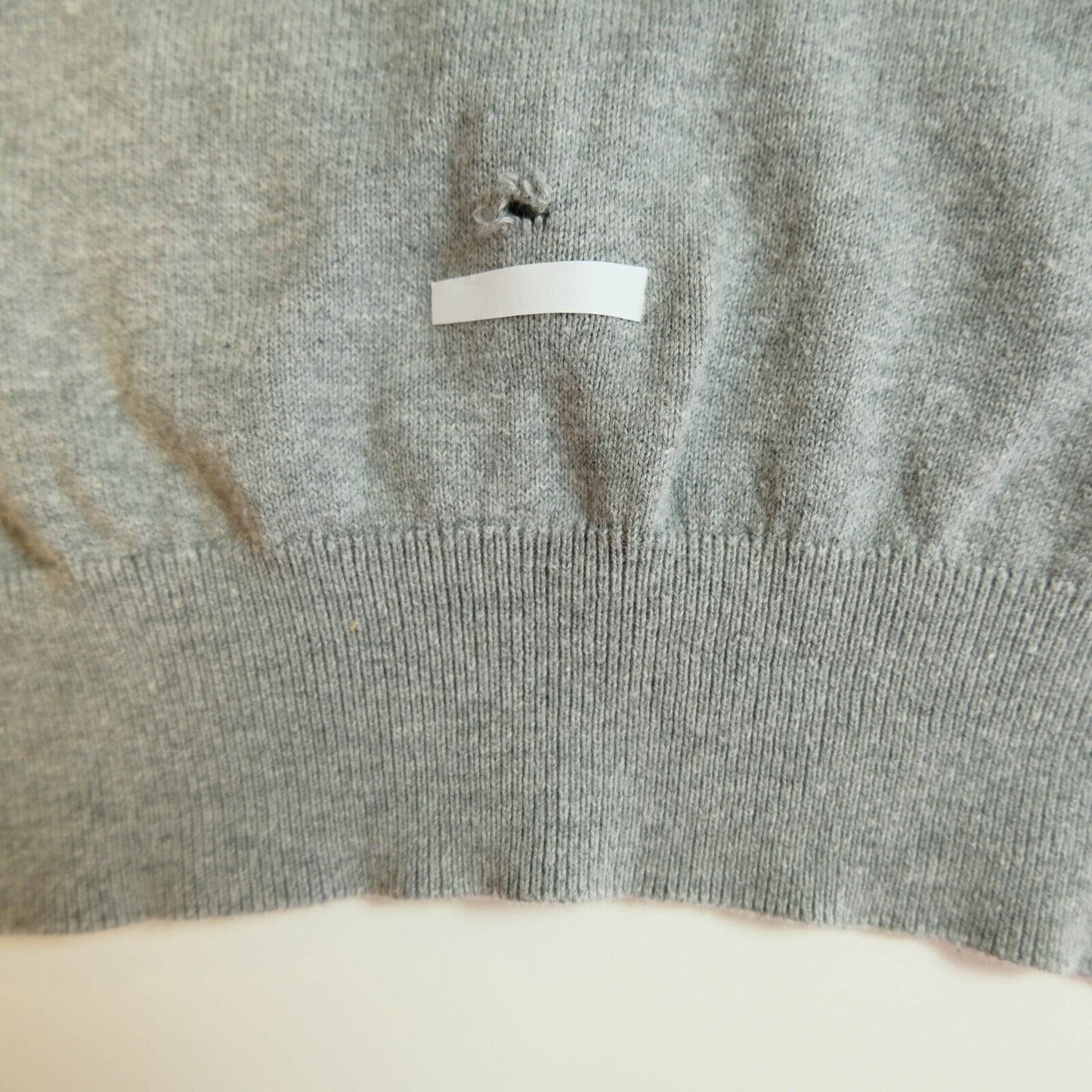 GANT Boys Grey Crew Neck 100% Cotton Jumper Sweater Size 15 Years 170 cm