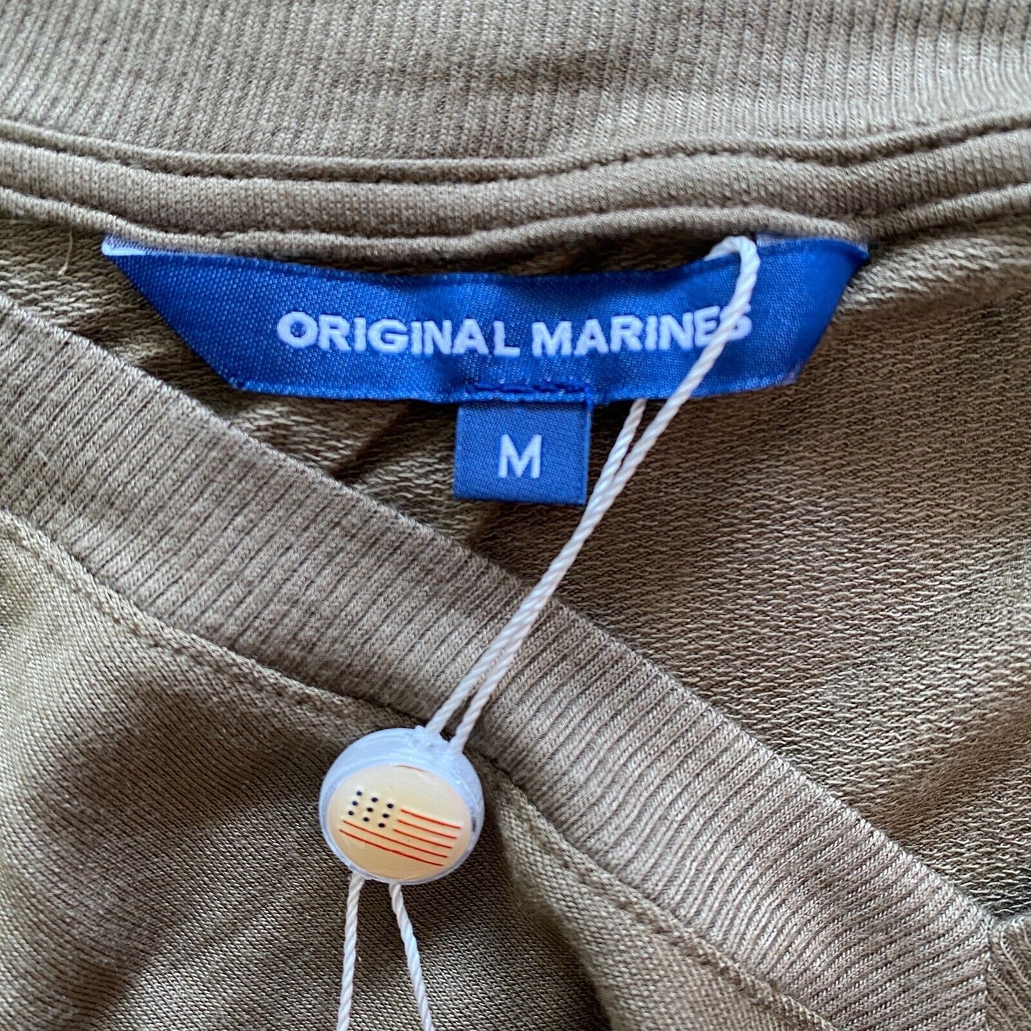 Original Marines Pullover mit V-Ausschnitt, Grün, Größe M