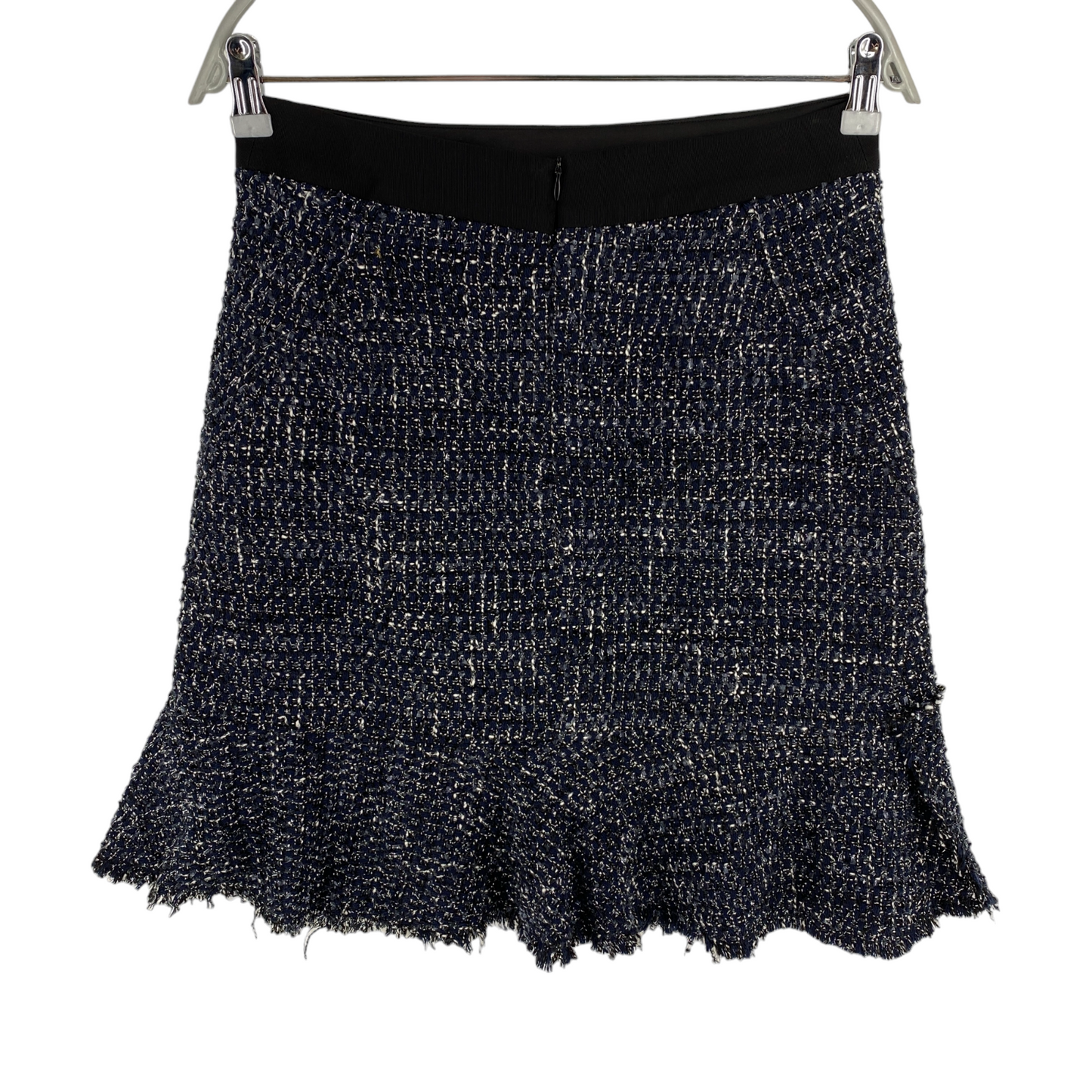 KARL LAGERFELD Dark Grey Sparkle Boucle Skirt Size IT 42 EU 36 UK 8 US 6