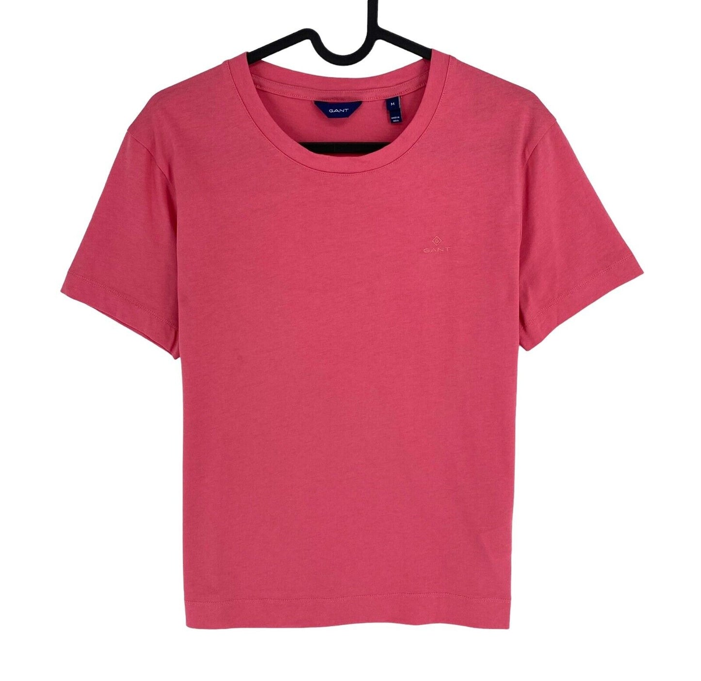 GANT Women Pink Original Crew Neck Short Sleeves T Shirt Size M