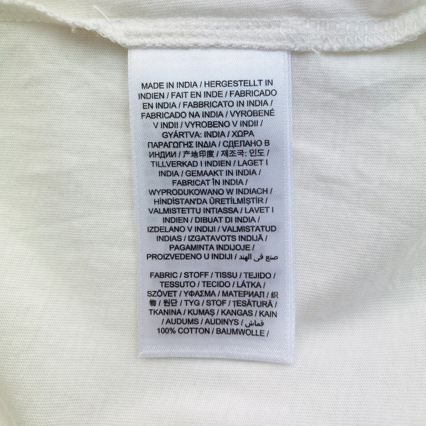 GANT White Tonal Archive Shield Crew Neck T Shirt Size L