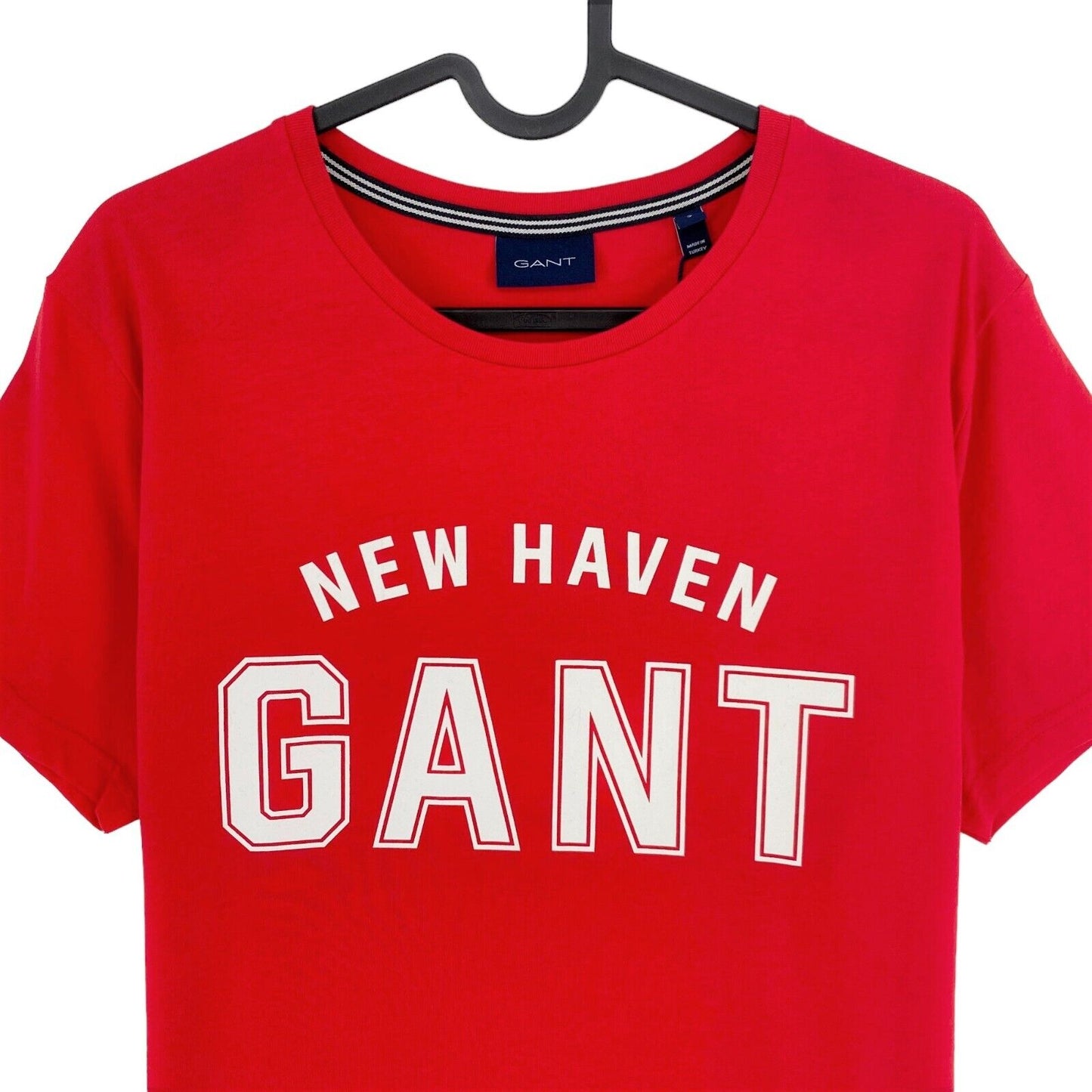 GANT Red Logo Crew Neck T Shirt Size S