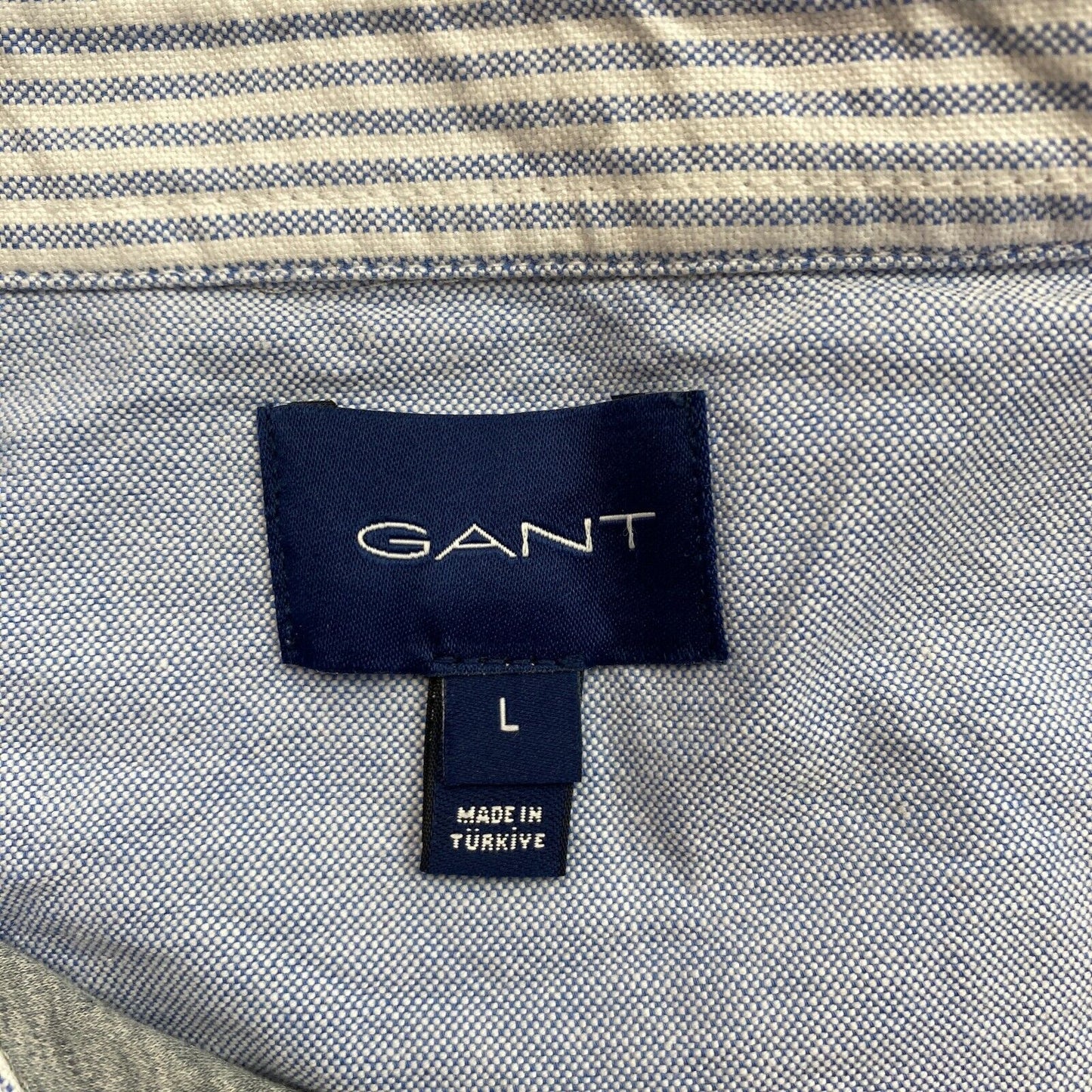 GANT Men Grey Mercerized Jersey Short Sleeve Rugger Polo Shirt Size L