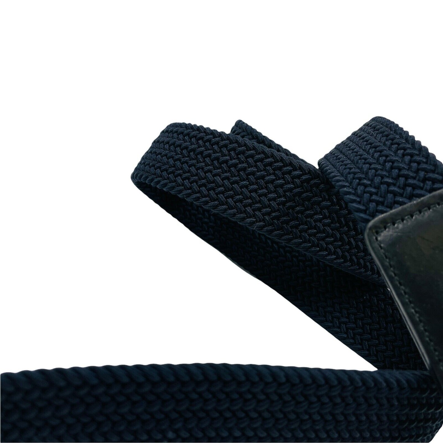 GANT Navy Blue Elastic Braid Stretchy Belt Size L / XL