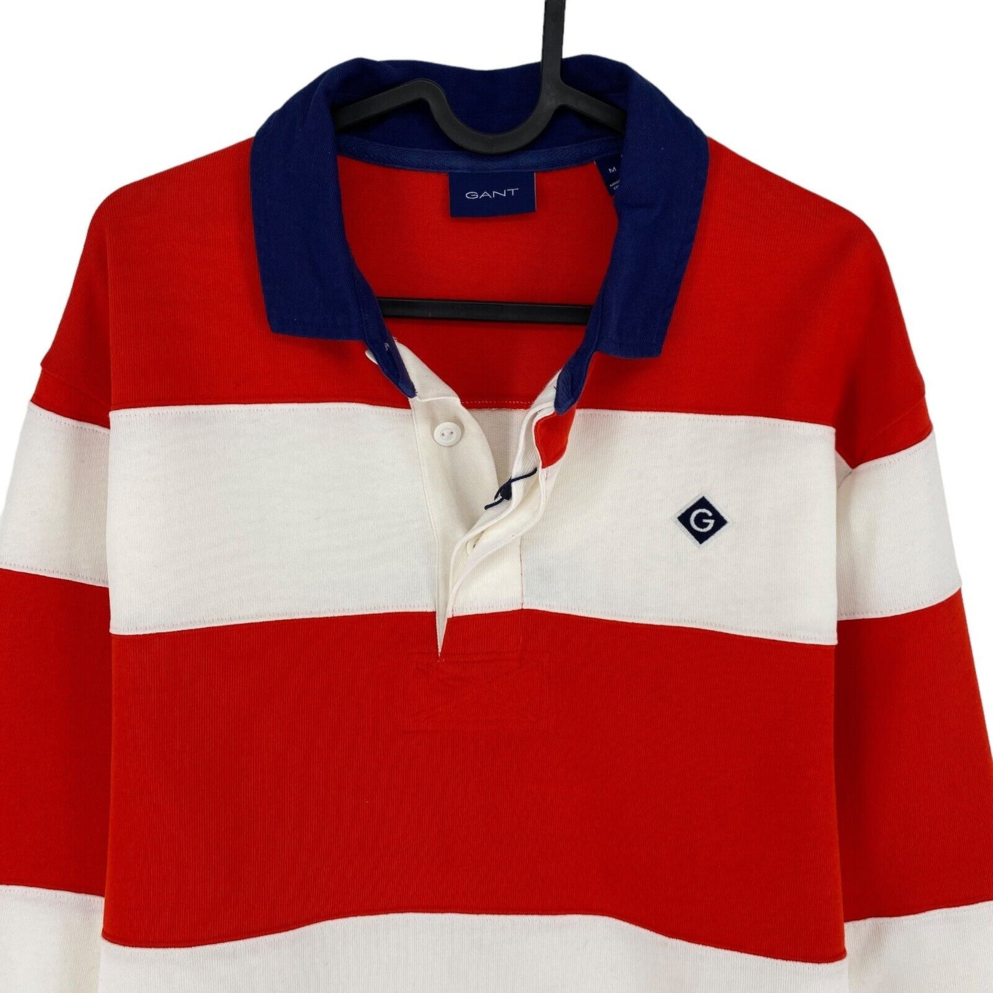 GANT Red Diamond G Heavy Rugger Sweater Jumper Size M