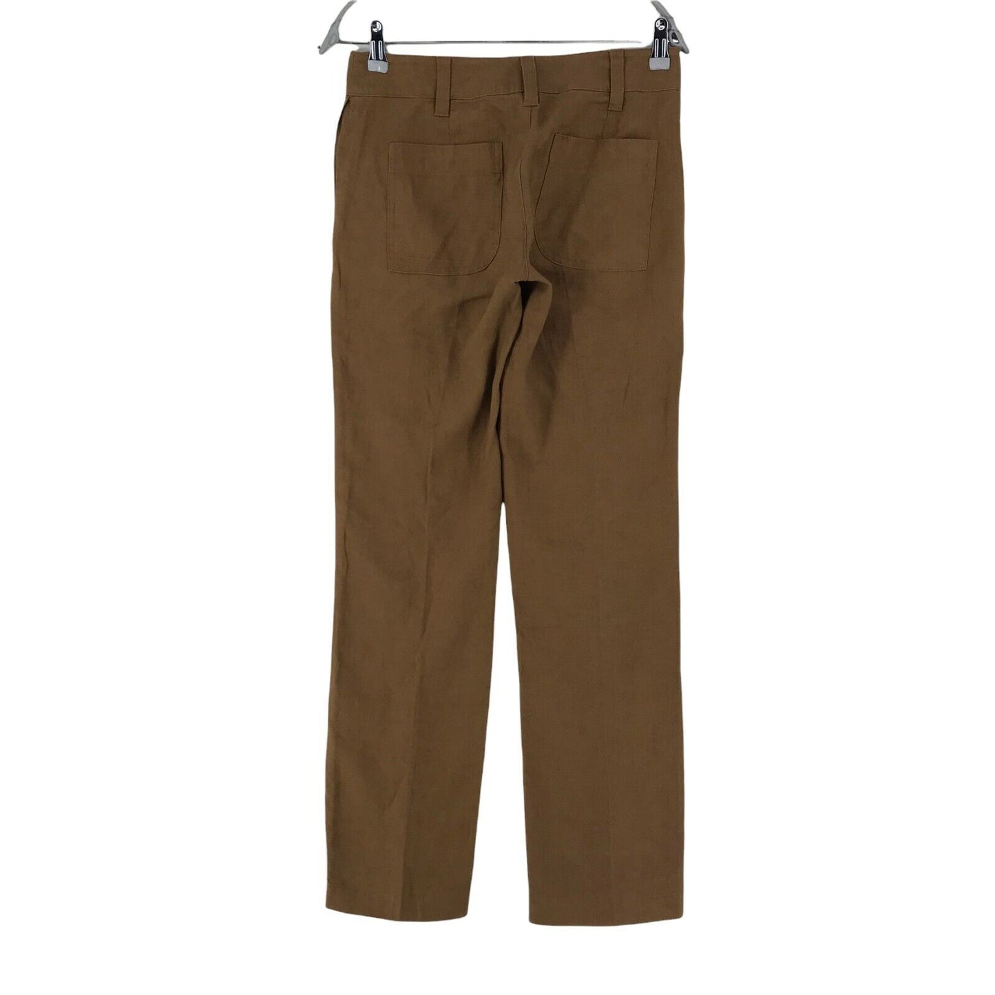 UNITED COLORS OF BENETTON Women Brown Regular Straight Fit Trousers EUR 38 W29