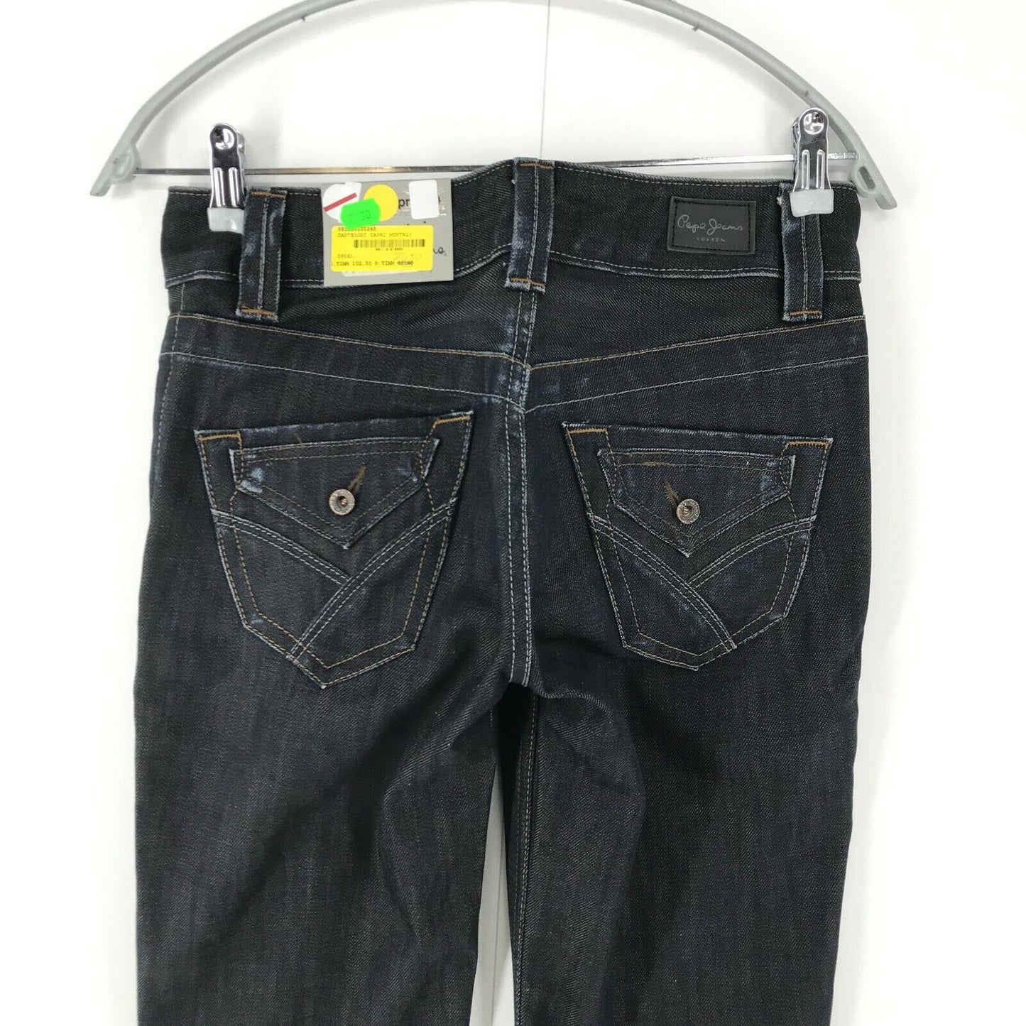 Pepe Jeans Damen Jeans in normaler Straight-Fit-Passform, Dunkelblau, W26 L32