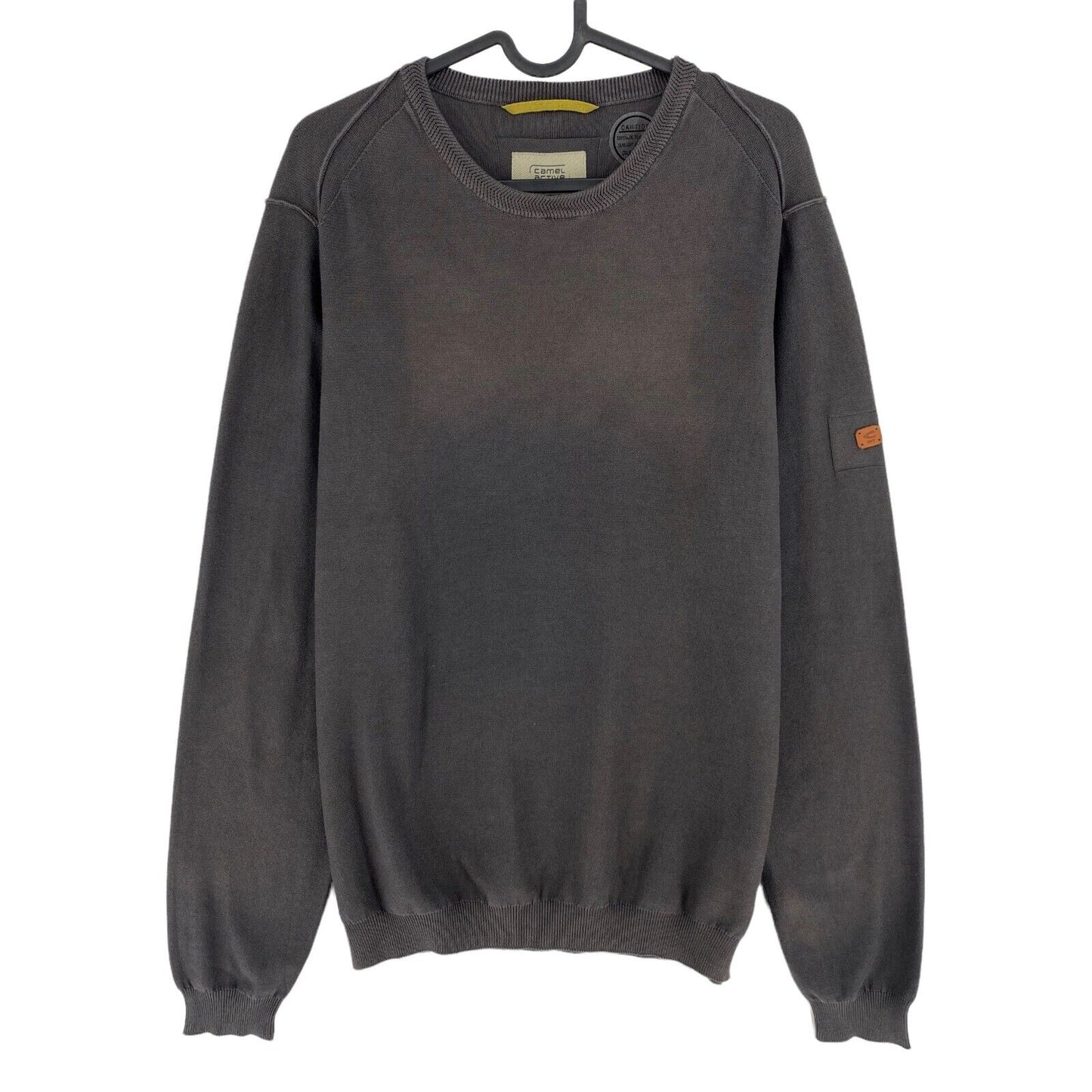 Camel Active Gris Foncé Crew Neck Pull Pull Taille XL