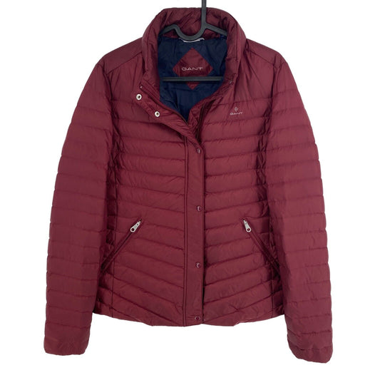 GANT Dark Red Light Down Puffer Jacket Coat Size S