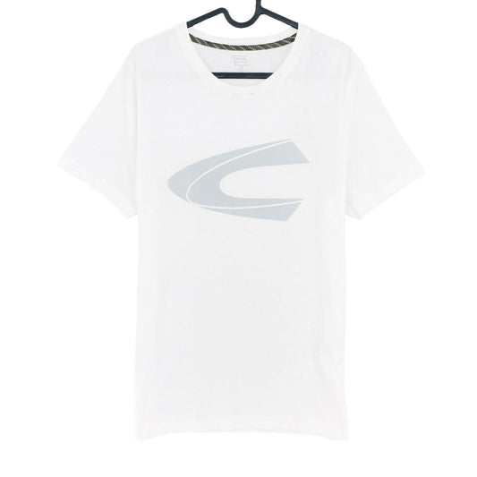 CAMEL ACTIVE T-shirt blanc à col rond Taille S