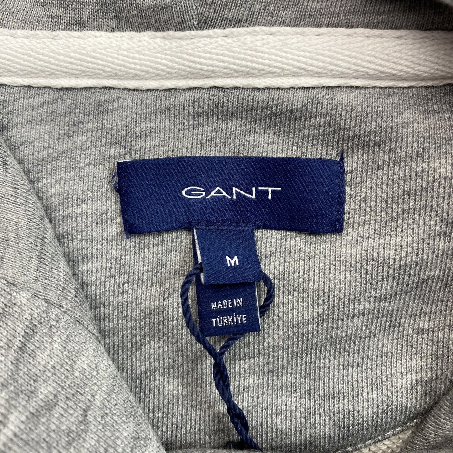 GANT Grey Archive Shield Hoodie Dress Size M