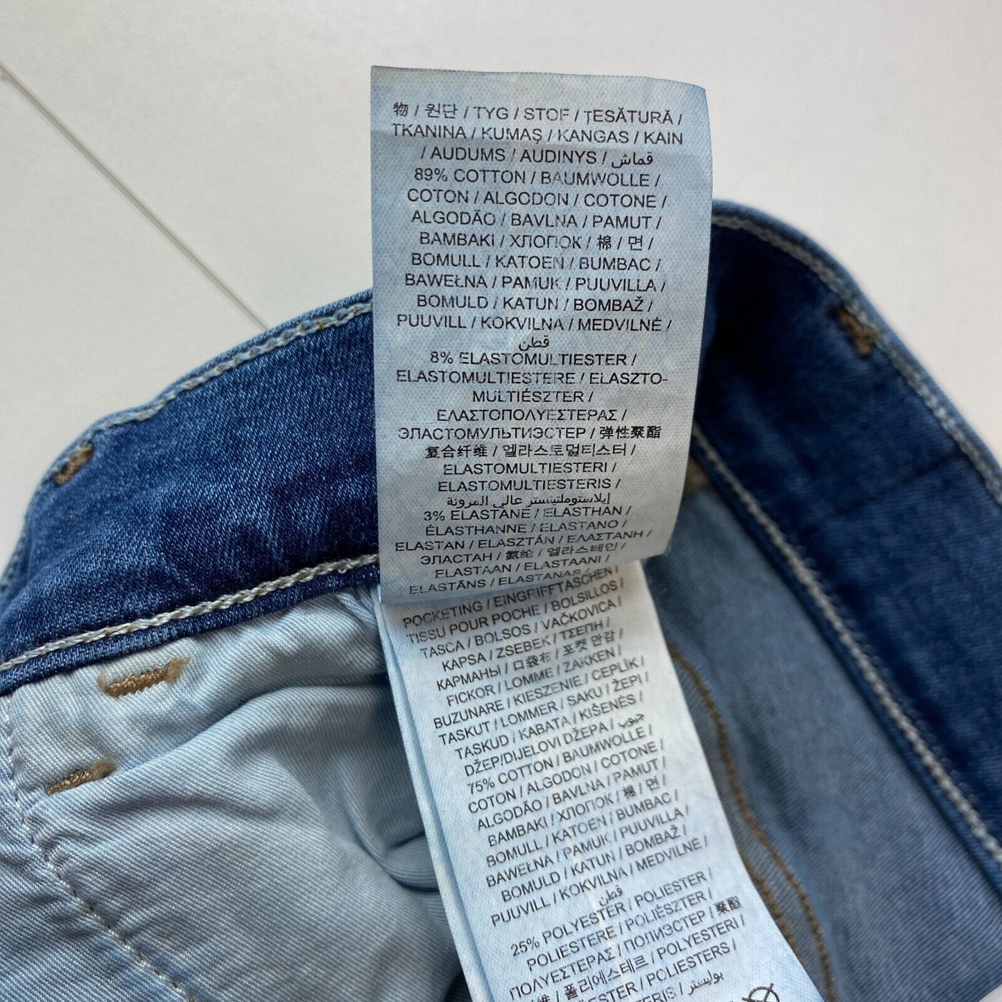 GANT NELLA Damen Jeans in Skinny-Fit, Blau, Größe M, W28, L30