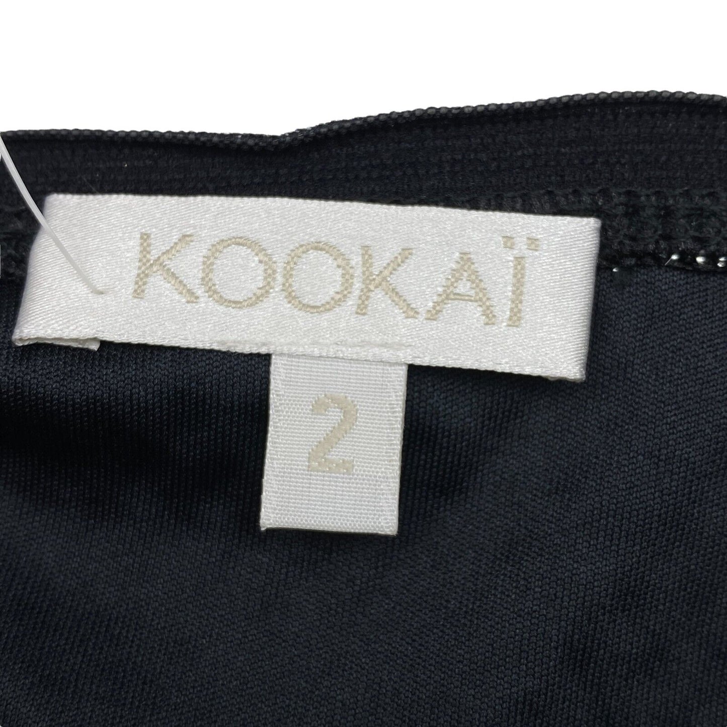 KOOKAI Women Black Regular Fit Skirt Size 2 EU L