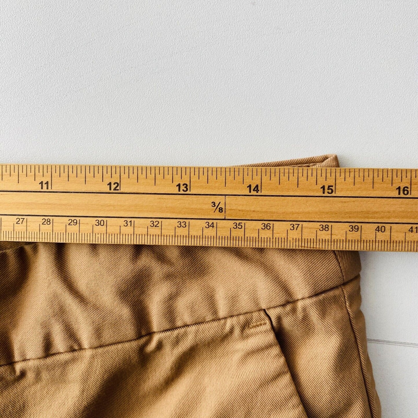 GANT Women Brown Regular Straight Fit Trousers Size EUR 40 UK 12 US 10 W29