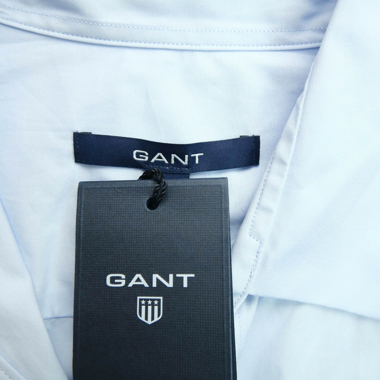 GANT Light Blue Regular Shirt Size EU 38 40 UK 12 14 US 8 10