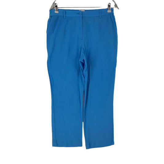 Tommy Hilfiger Damen Hose mit weitem Bein, Blau, Größe W28