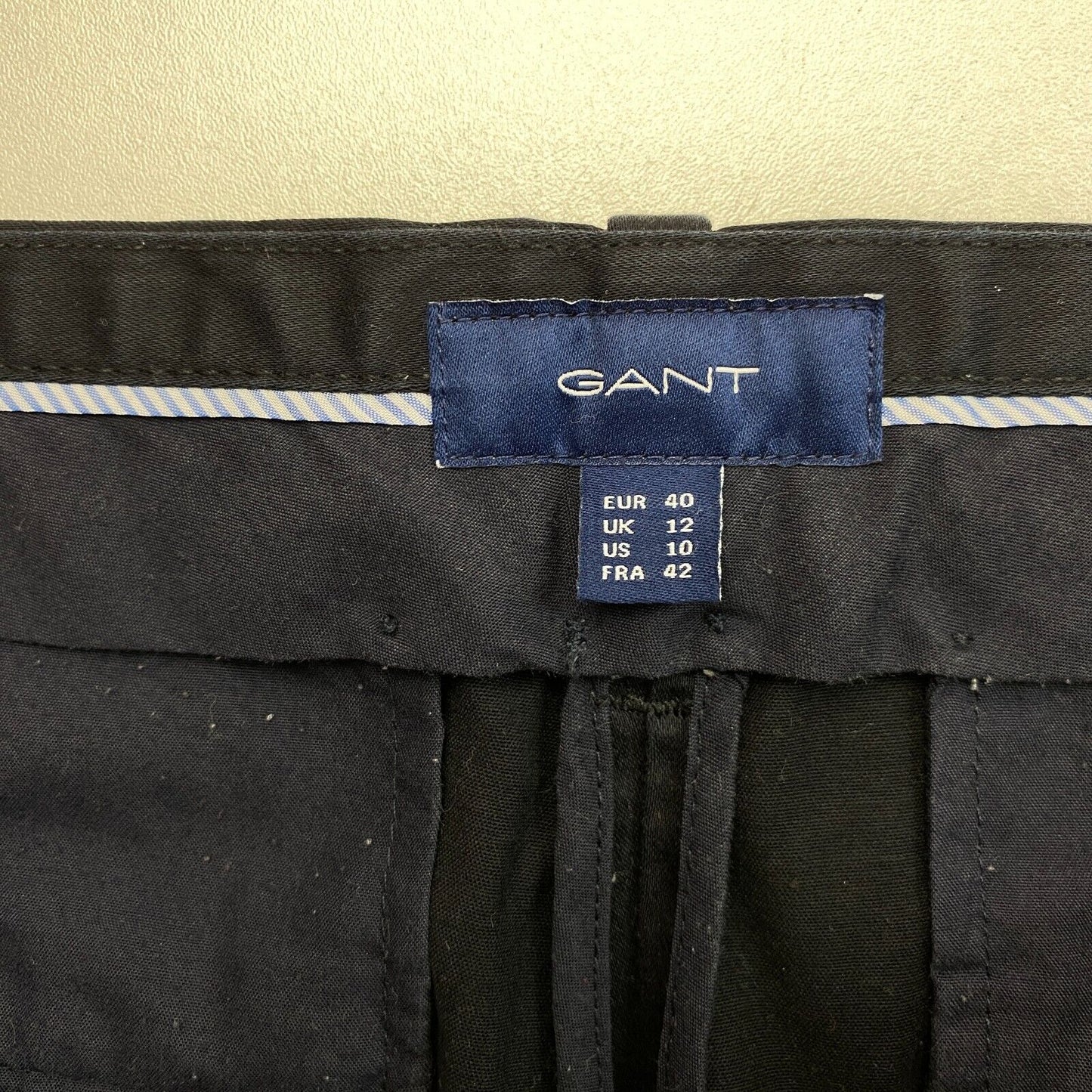 GANT Schwarze Tech Prep Chinohose, Hose, Größe EU 40, UK 12, US 10