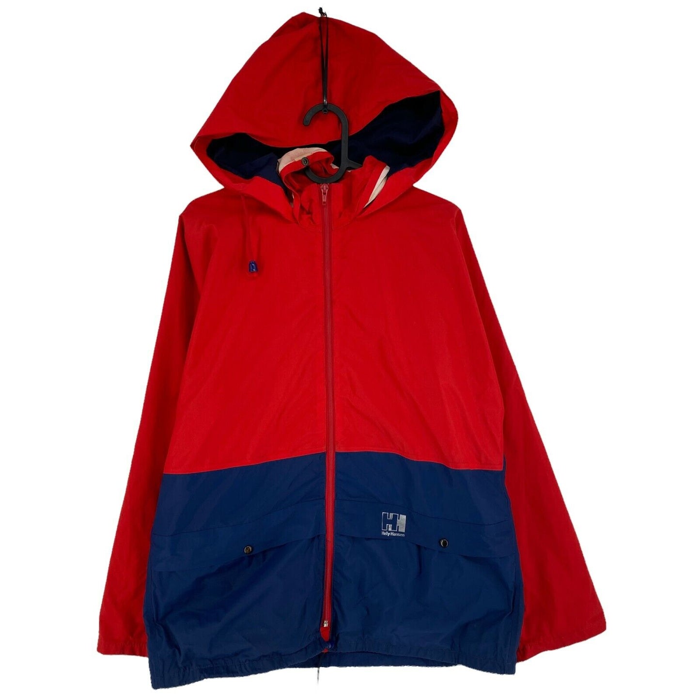 HELLY HANSEN Red Navy Blue Hooded Jacket Size 16 Years