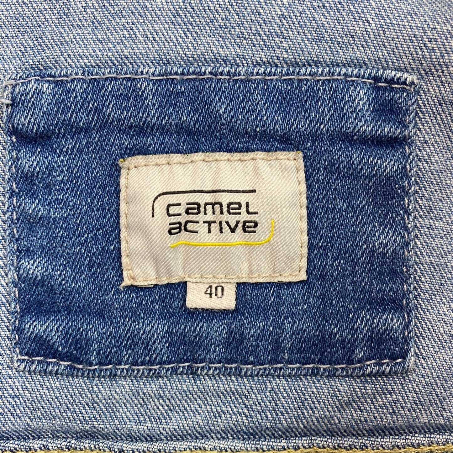 CAMEL ACTIVE Blue Denim Jacket Coat Size EU 40 UK 12 US 10