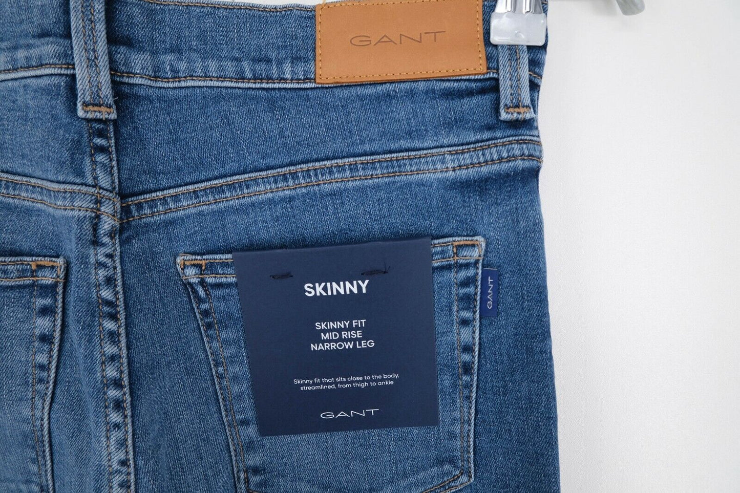 GANT Blue Skinny Super Stretch Jeans Size W27 L32