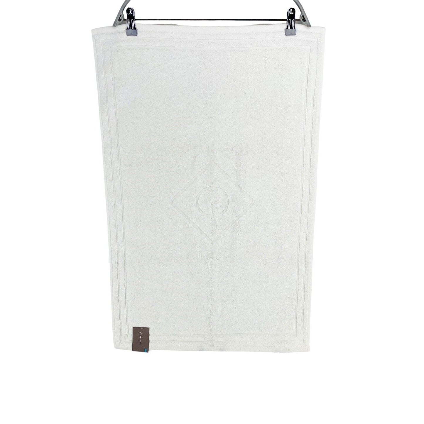 GANT White G Shower Bath Mat Size 50 x 80 cm