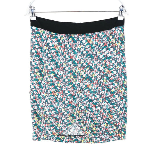 NAF NAF Coloured Floral Split Skirt Size EUR 38