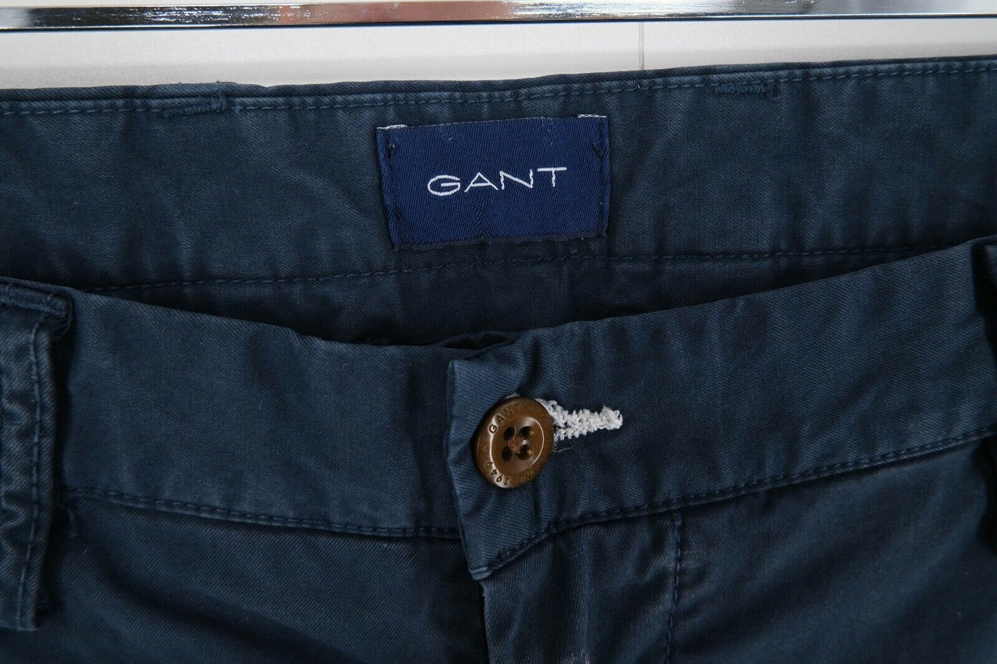 GANT Blue Slim Fit Chino Pants Trousers Size W32 L34