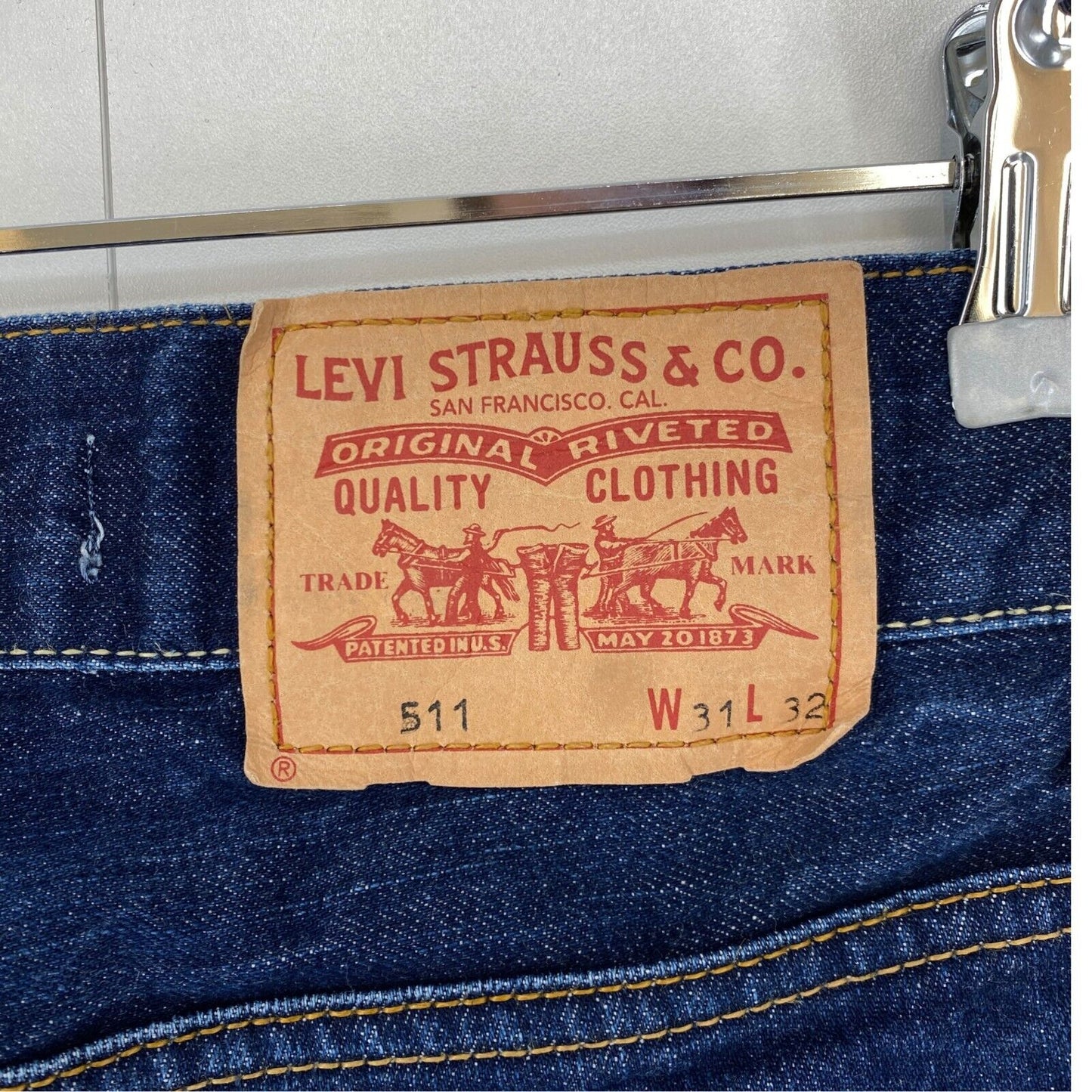 Levi's 511 Dark Blue Slim Fit Jeans Size W31 L32