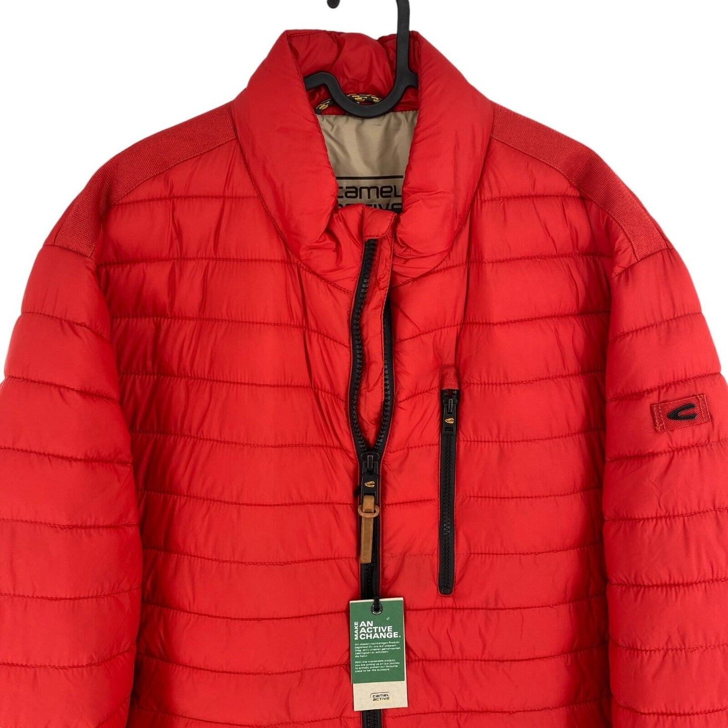 CAMEL ACTIVE Men Red Padded Jacket Coat Size EU 58 UK/US 48