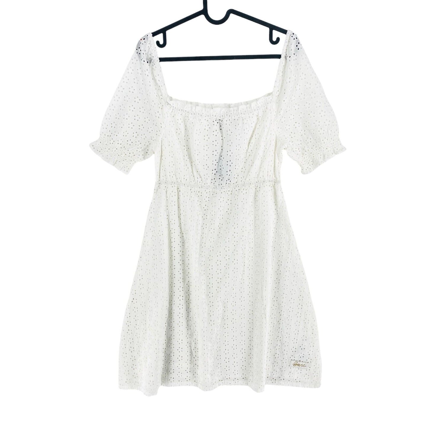 GANT Girls White Broderie Anglaise Dress Size 15 Years 170 cm