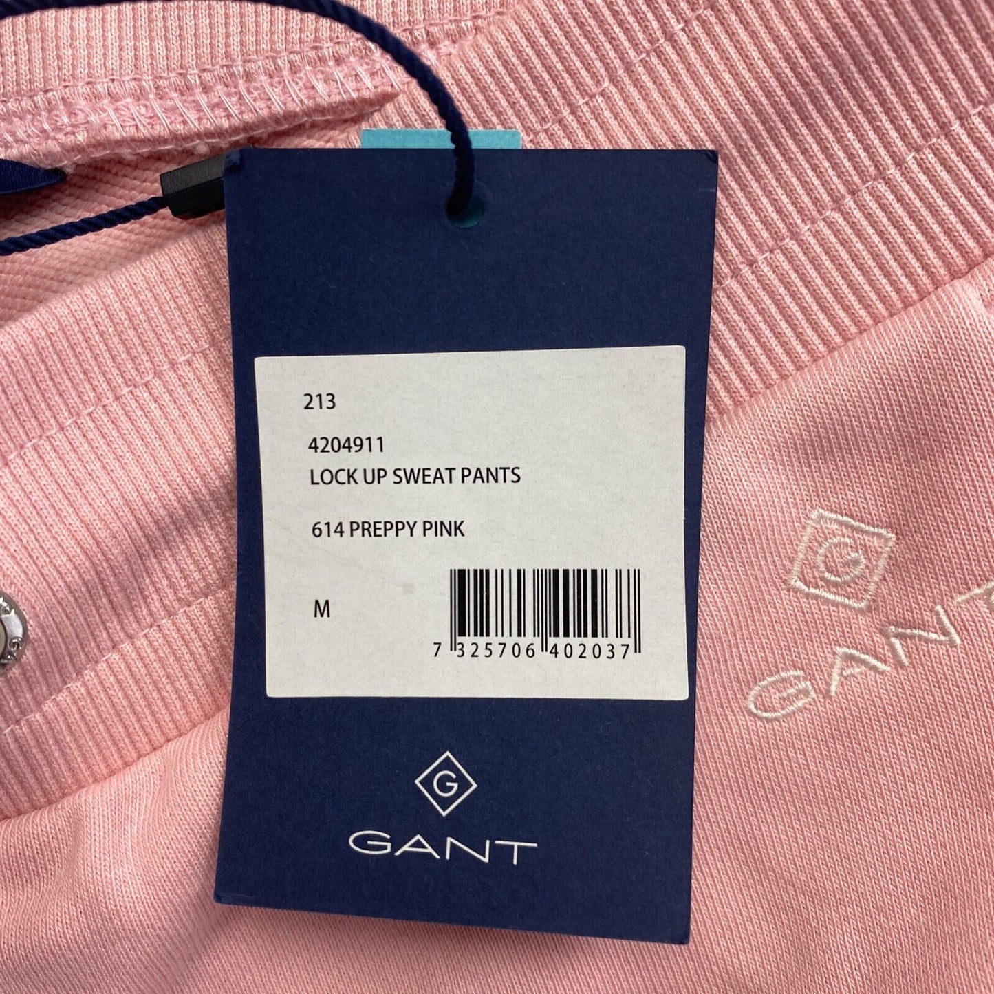 GANT Pink Lock Up Sweat Pants Trousers Size M