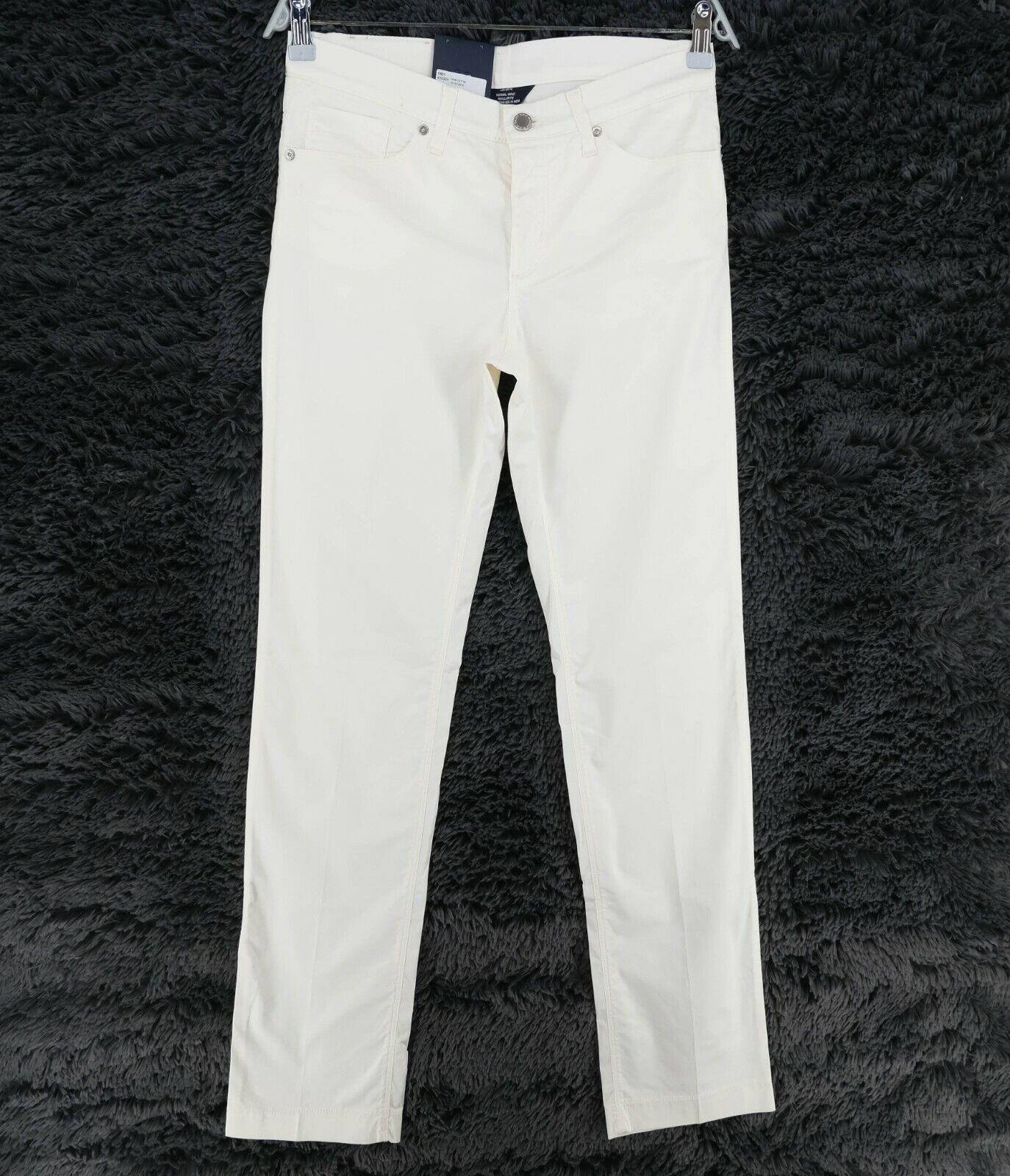 GANT White Dawn Cotton Satin Pants Trousers Size W29 L34