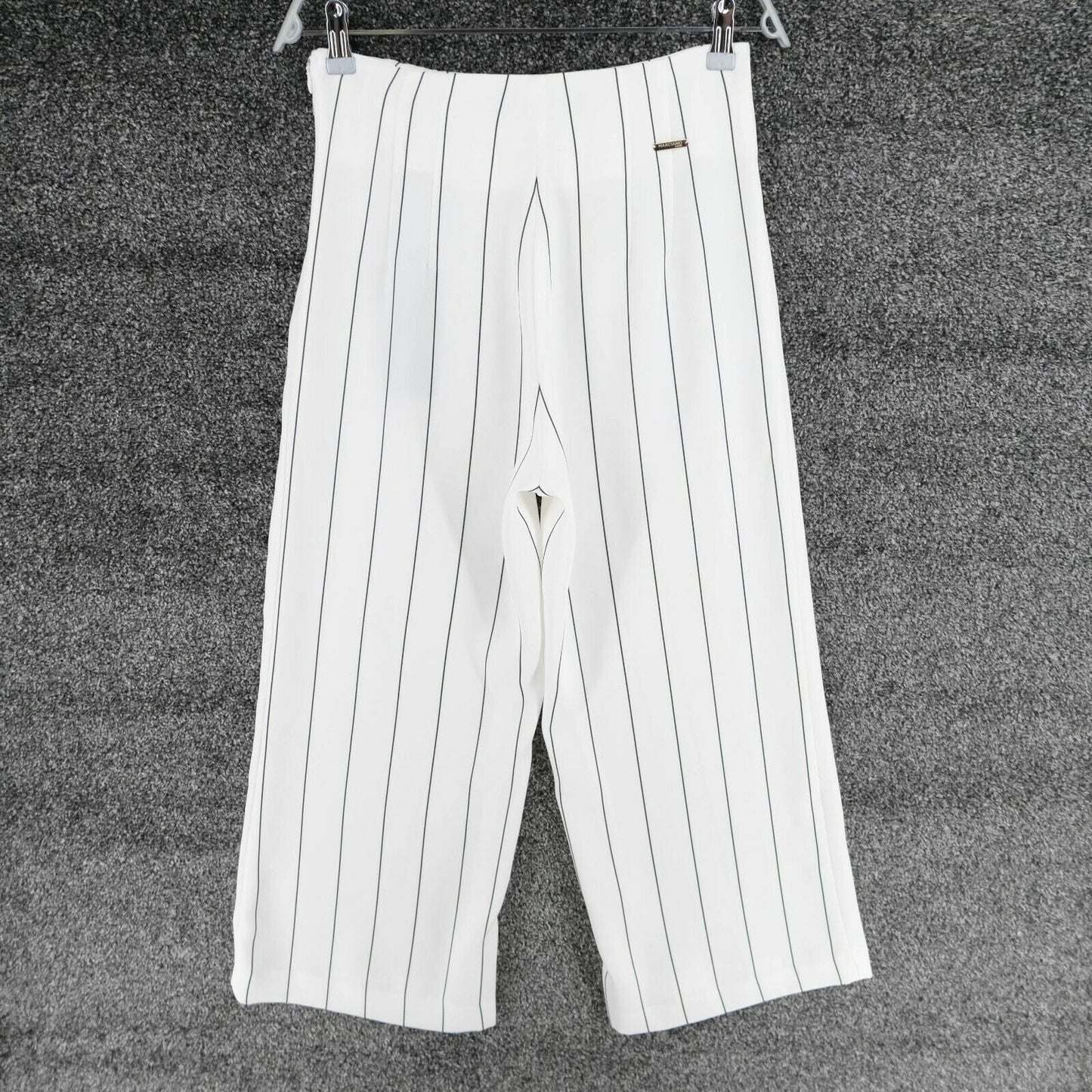 MARCIANO GUESS White Striped Flared Pants Trousers Size EU 32 UK 7 US 5