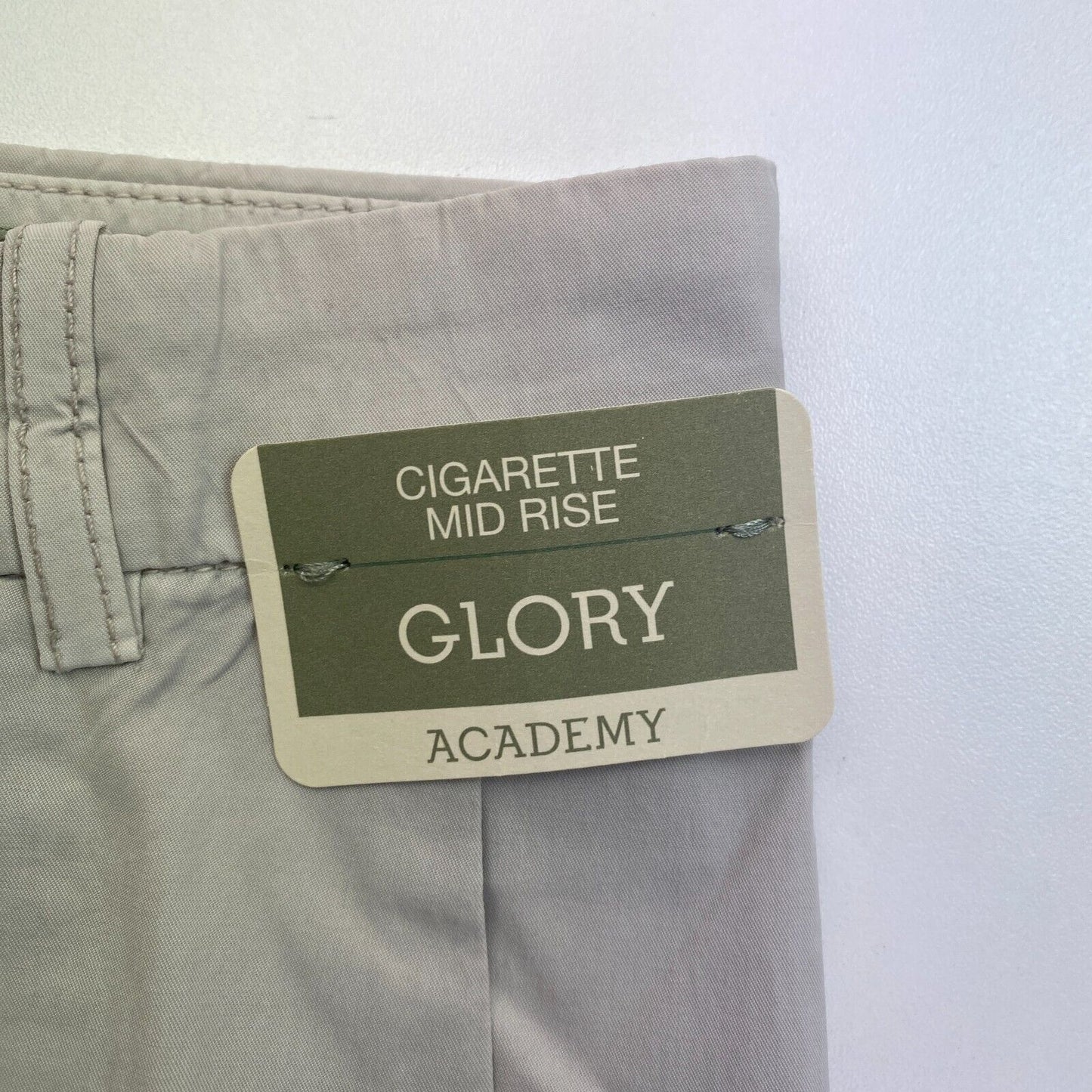 JACOB COHEN Women GLORY Grey Mid Rise Cigarette Capri Pant Trousers Size W25