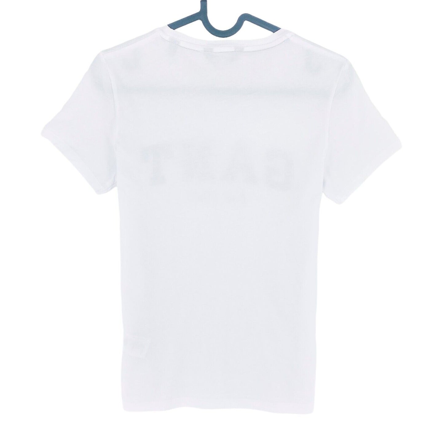 GANT T-shirt à col rond avec logo blanc Taille XS