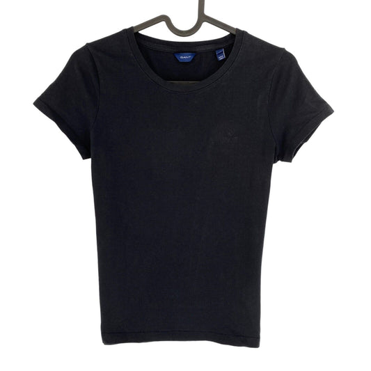 GANT Black Crew Neck T Shirt Size XS