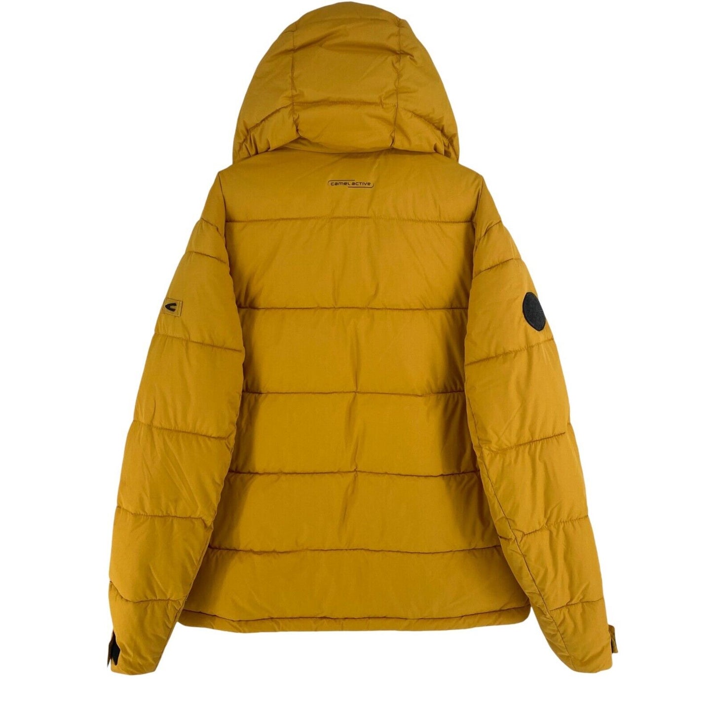 CAMEL ACTIVE Men Yellow Hooded Padded Puffer Jacket Coat Size EU 50 UK/US 40