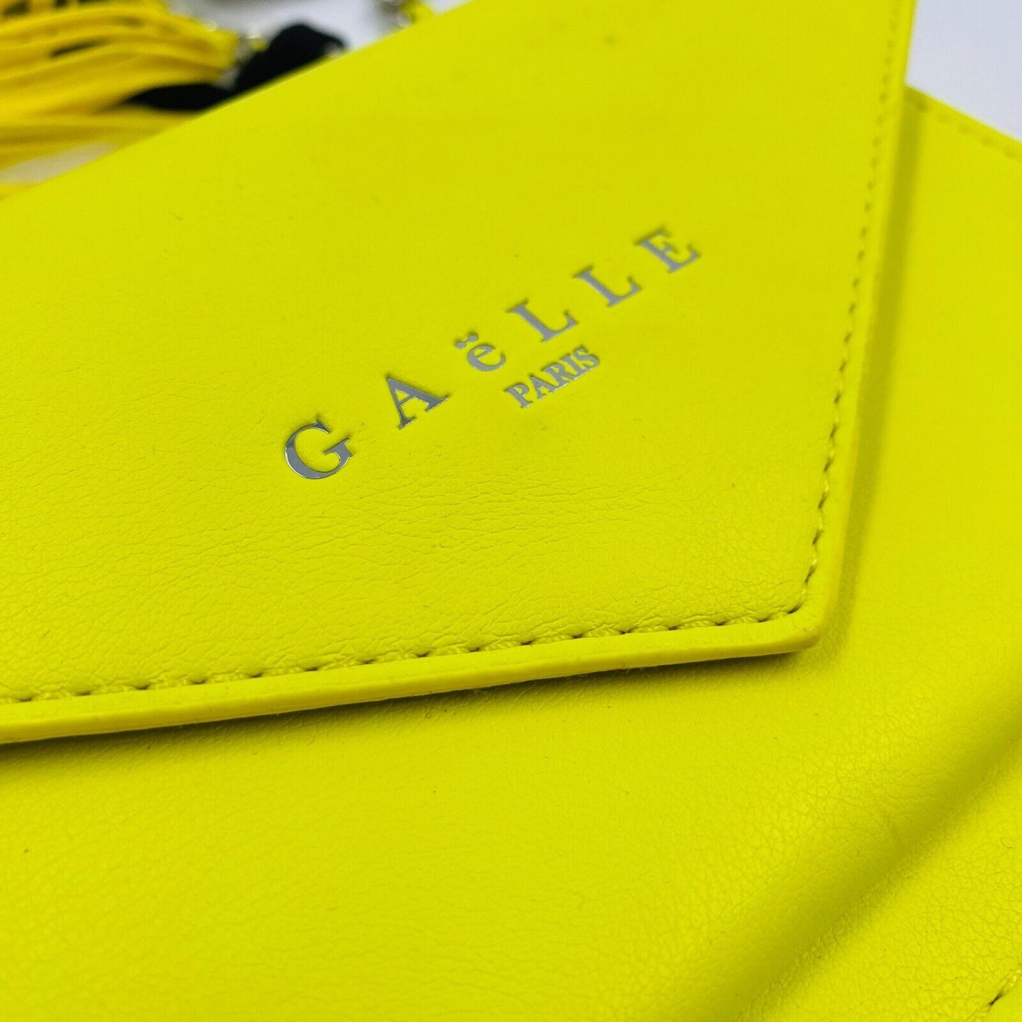 GAELLE Women Yellow Eco Leather Crossbody Shoulder Bag