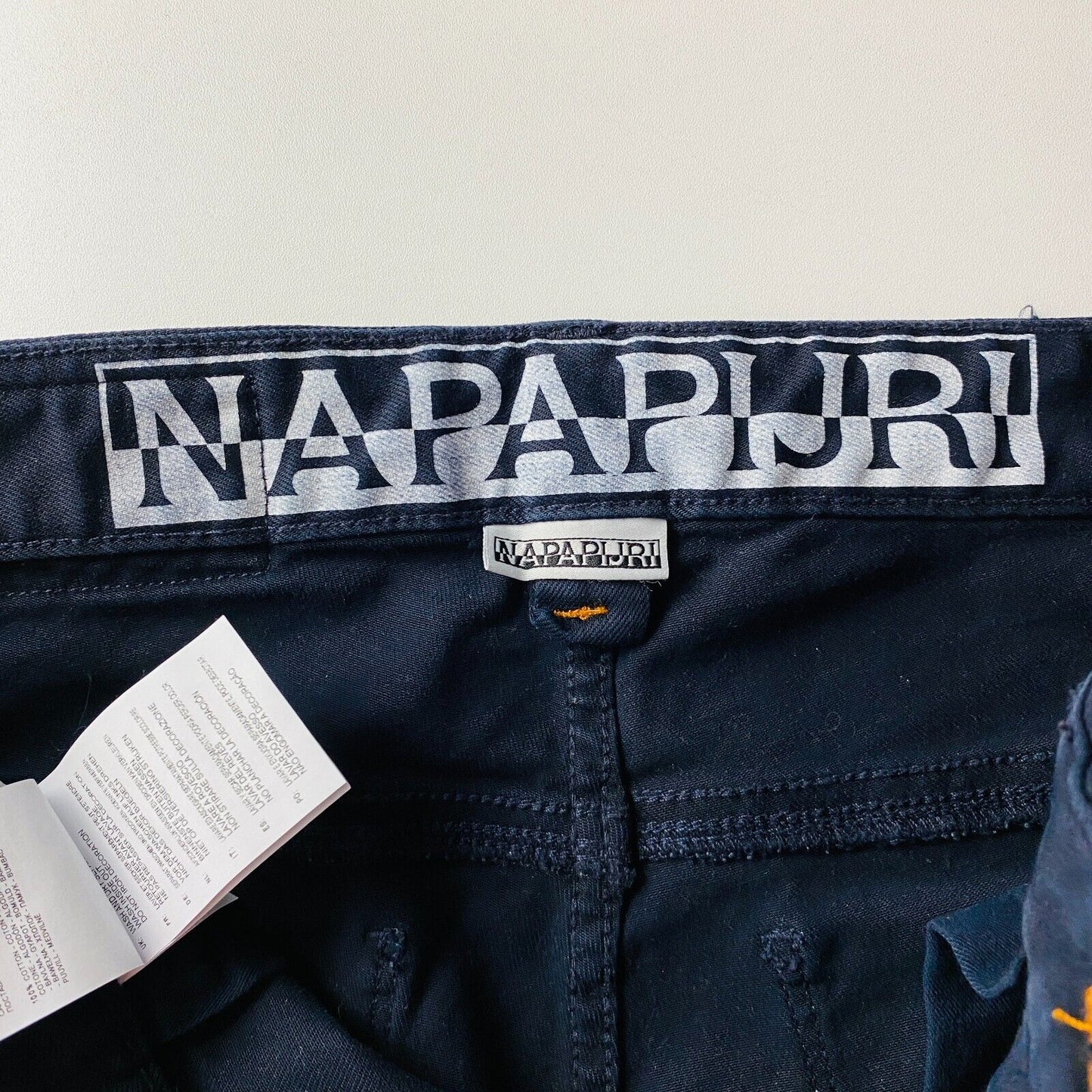 NAPAPIJRI Dark Blue Mens Slim Straight Fit Jeans Size W30