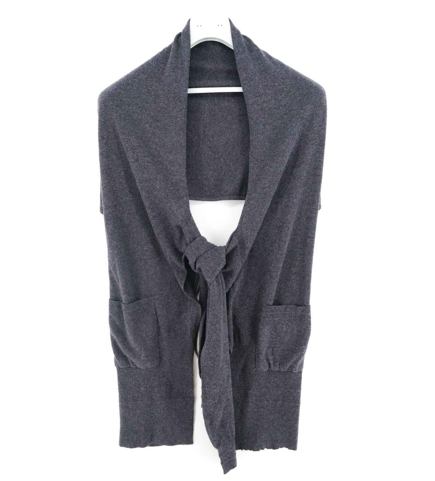 Eryn Brinie Dark Grey Cardigan Sweater One Size