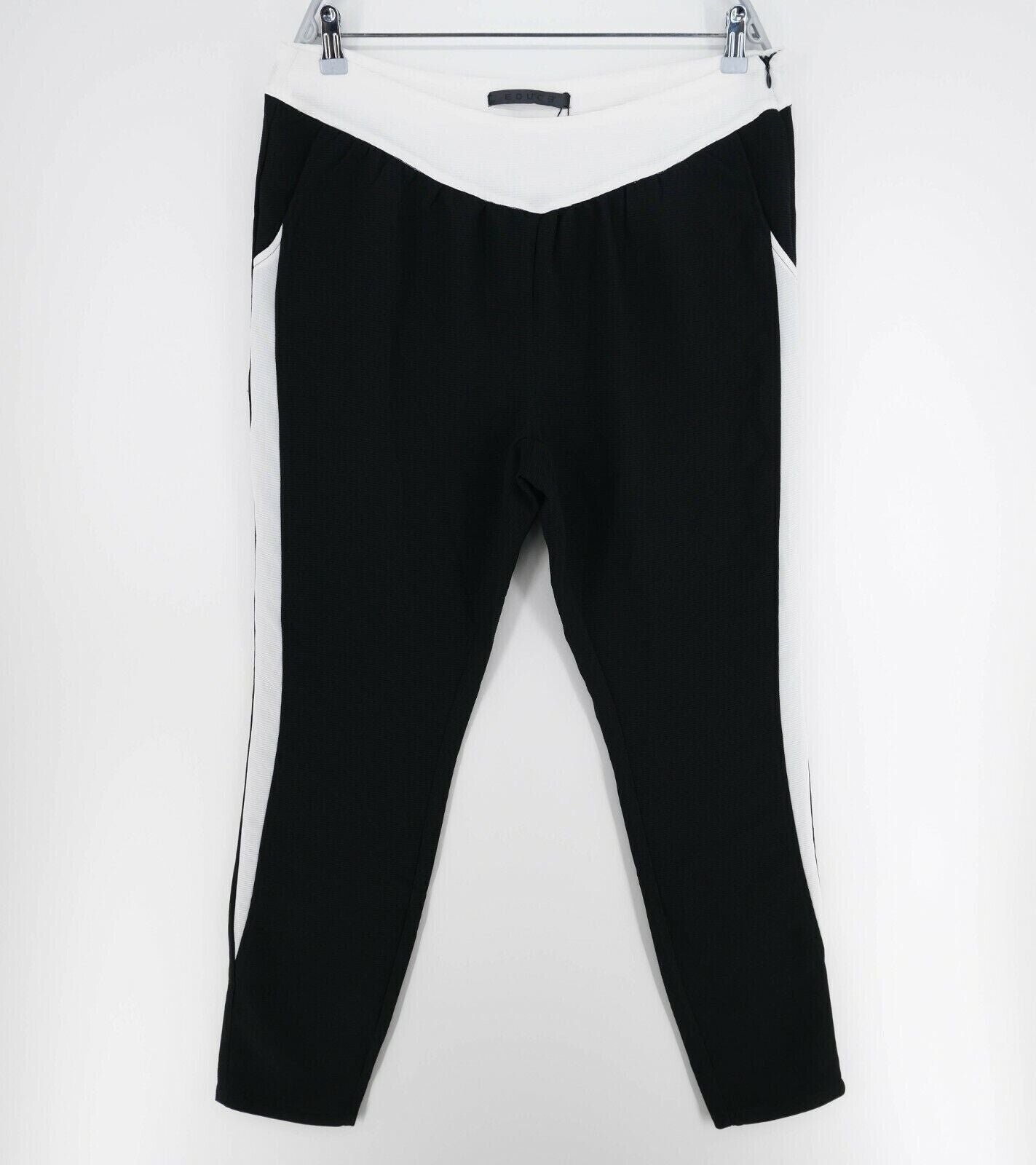 EDUCE Black Slim Fit Pants Trousers Size EUR 38 W28