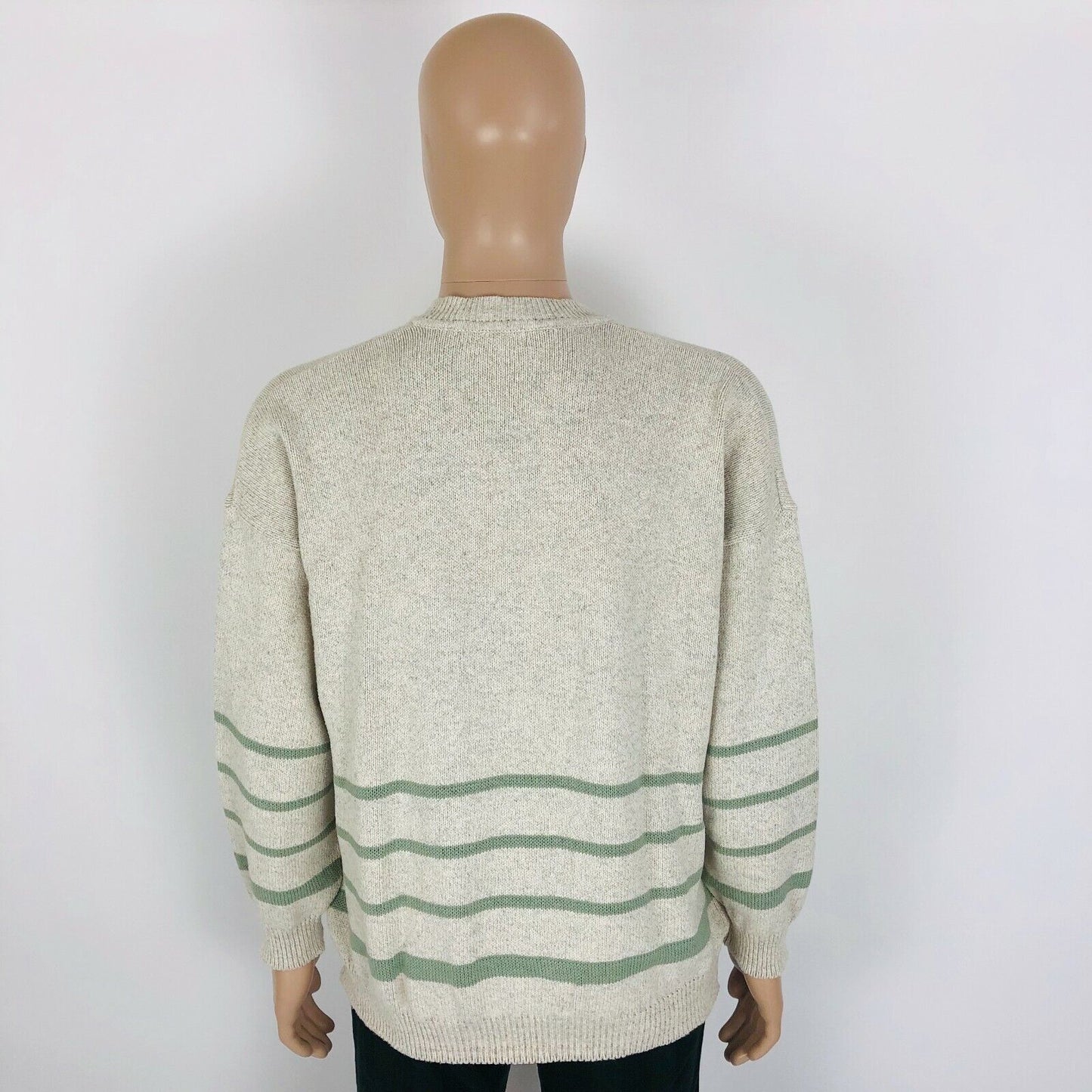 BELIKA Danish Cosby Vintage Retro 90er Beige Pullover Pullover EUR 56 US UK 46 2XL